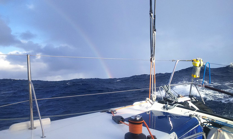 Arc en ciel sur l’Atlantique