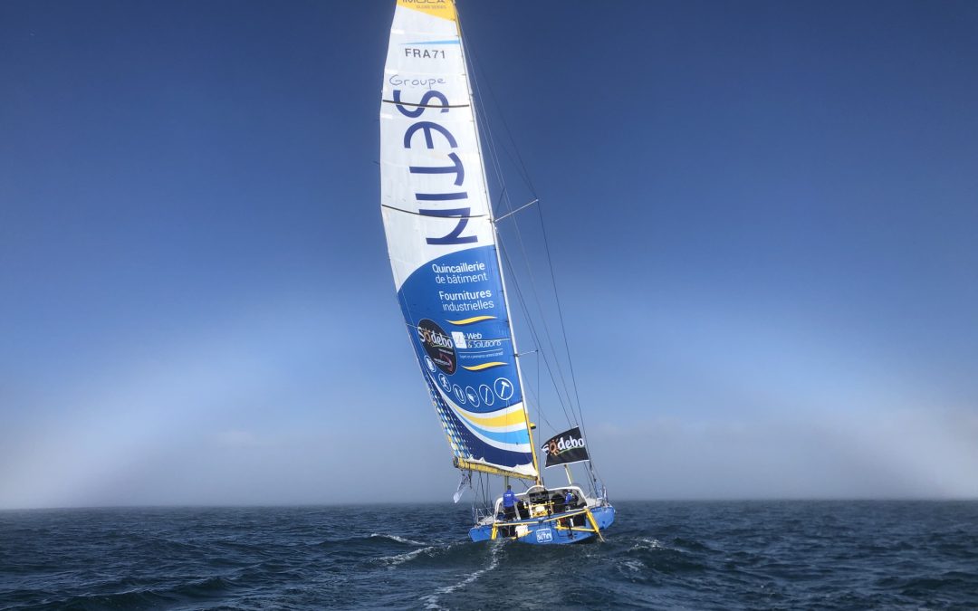 Vendée Globe, Bon départ pour Manuel Cousin