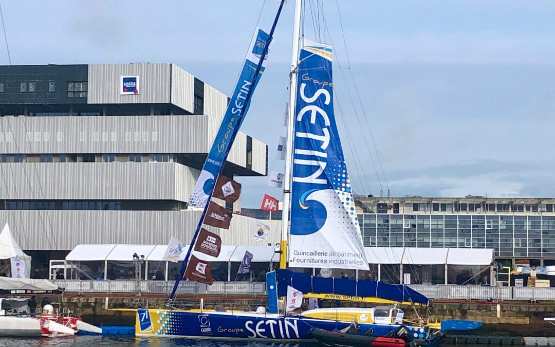 Transat Jacques Vabre, Groupe SÉTIN amarré face à son stand