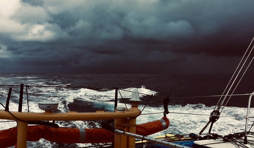 Manuel Cousin et Damien Seguin, vainqueurs du Prix de l’image Route du Rhum