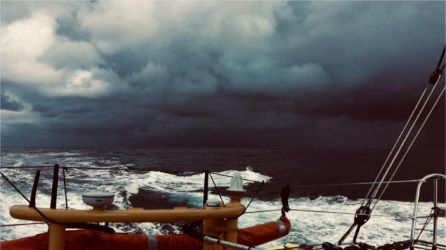 Route du Rhum. Le skipper sablais Manu Cousin remporte le Prix de la meilleure photo. Sport