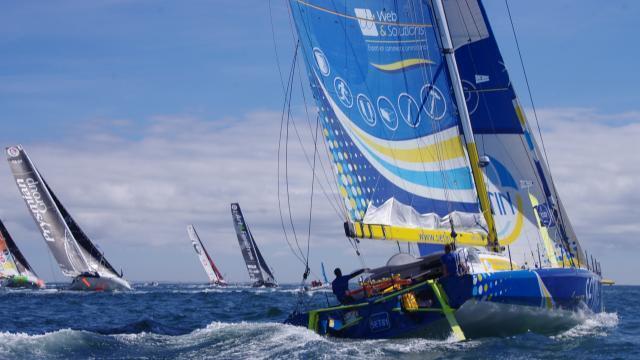 Les Sables-d’Olonne. Groupe Setin, quatrième de l’Armen race uship