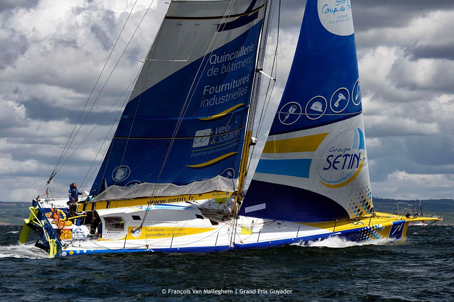 Manuel Cousin, concurrent du Vendée Globe 2020 sur Groupe Sétin