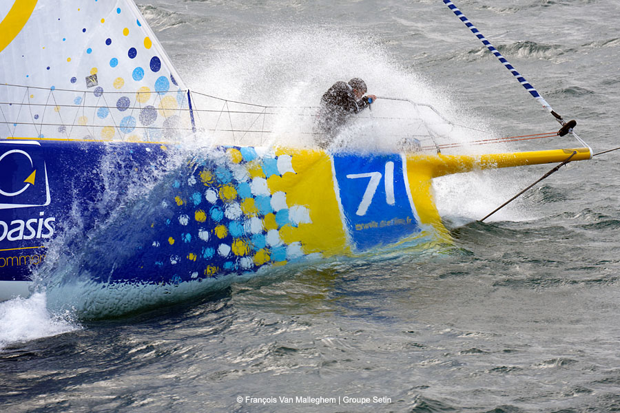 Vendée Globe : A moins d’un mois du départ, Manuel Cousin fait le point sur sa préparation