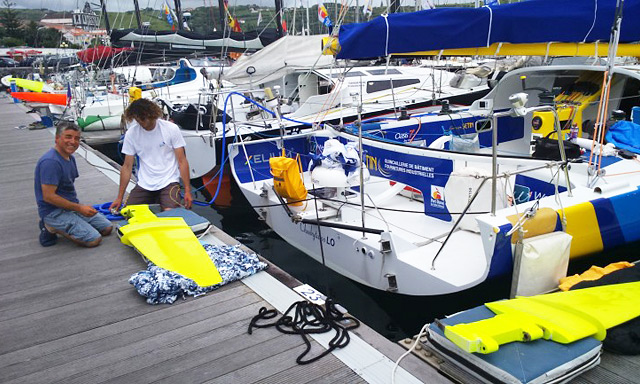 Mardi, démontage des safrans