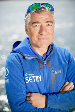 Manuel Cousin, skipper le l'IMOCA Groupe Sétin